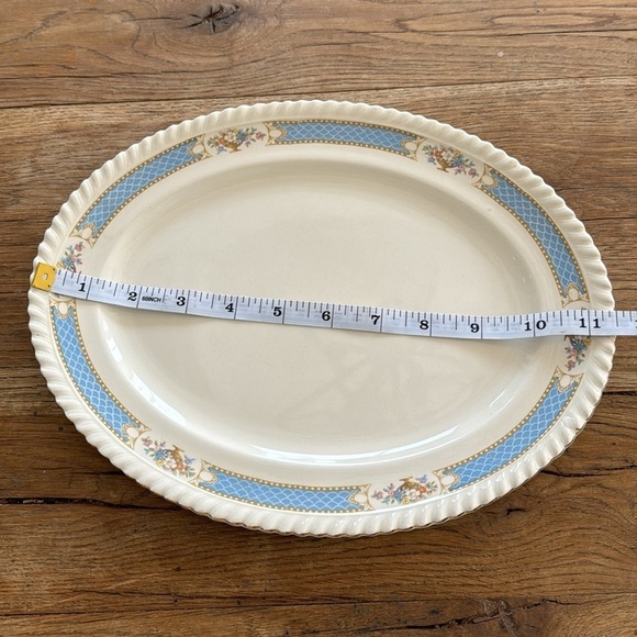 Vintage HTF Johnson Bros. Belvedere plate, Stamped Old English 11x9 - Picture 3 of 5